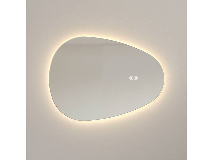BADSPIEGEL mit Touch-Schalter, Dimmbar 70/50 cm