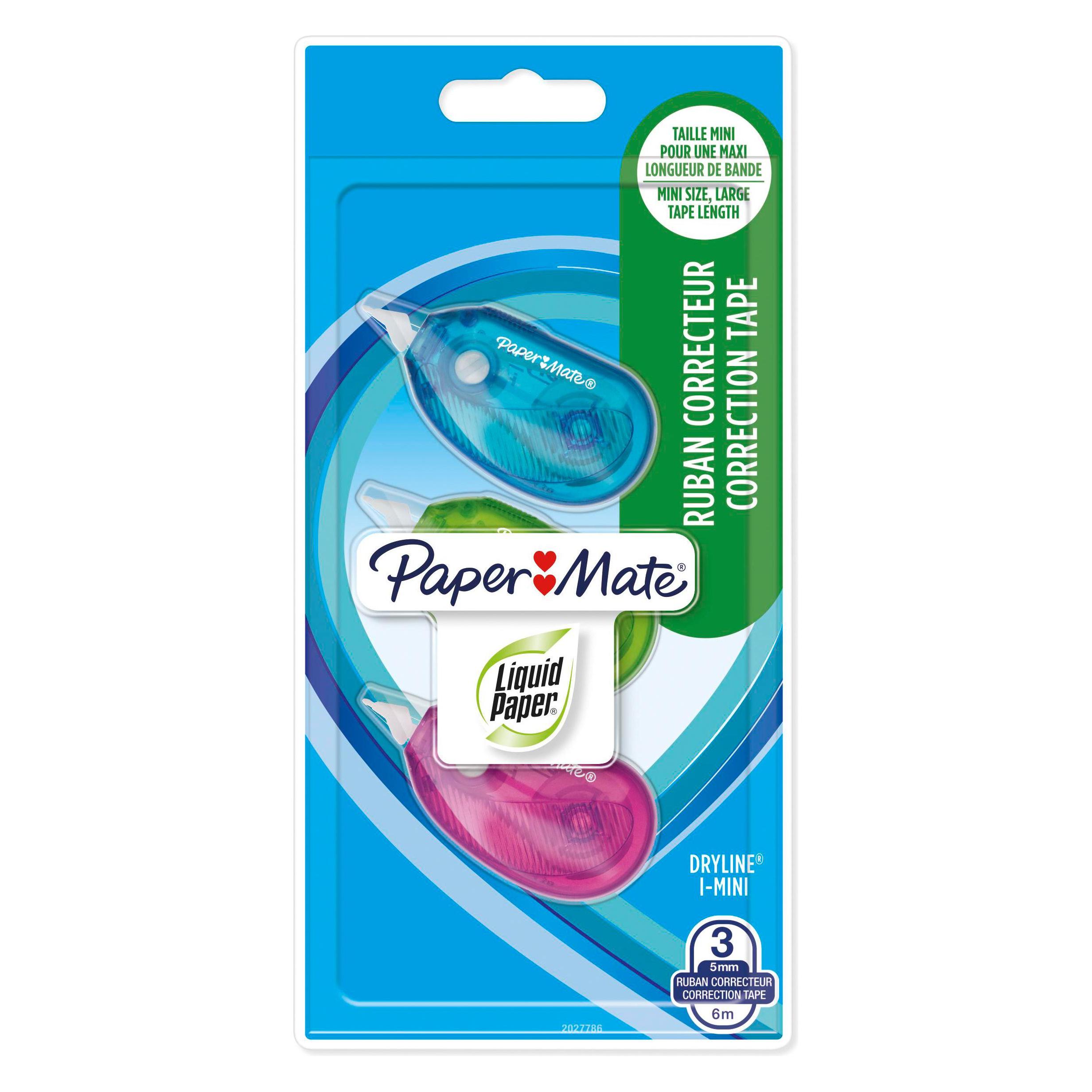 Paper Mate Korrekturroller Dryline Mini 3er /6m (2027786)