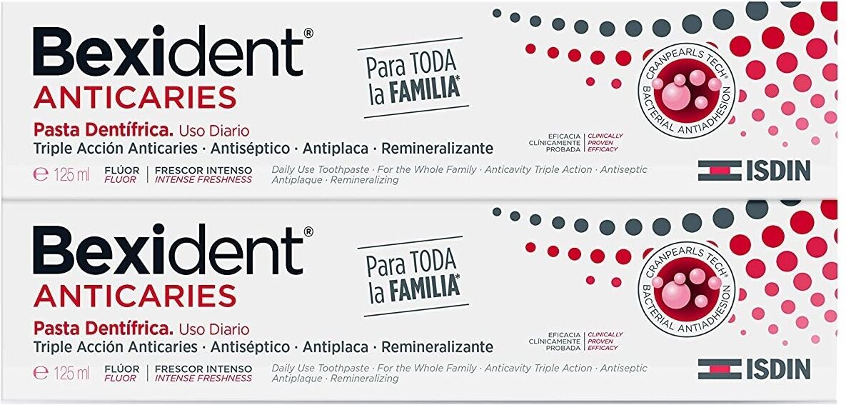 Isdin Bexident Anticaries Toothpaste 2 x 125 ml