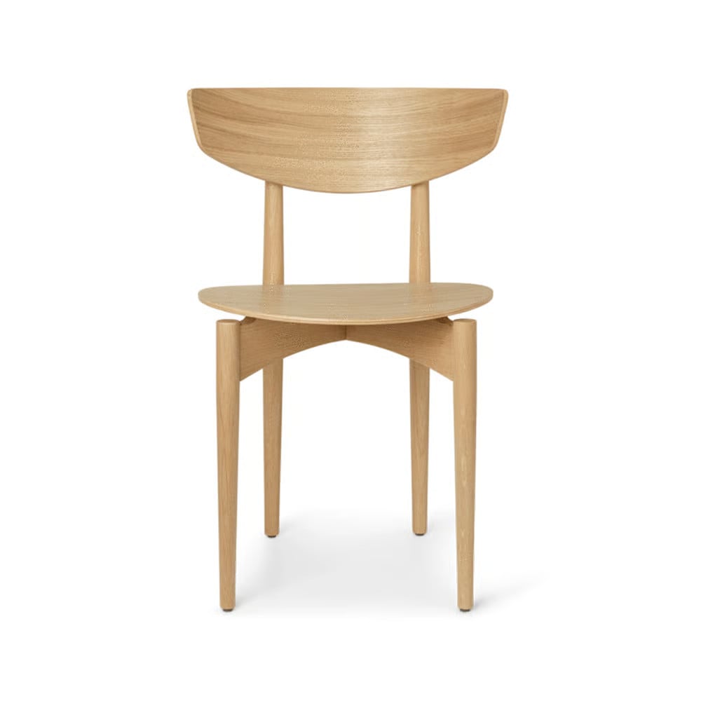 Ferm Living Herman Stoel in eikenhout, beige/bruin