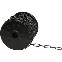 SWG, Kette, 68015332175 Zierkette Schwarz Stahl (10 m)