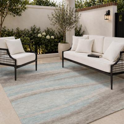Addison Rugs Machine Washable Indoor/ Outdoor Ombre Volga Chantille Rug