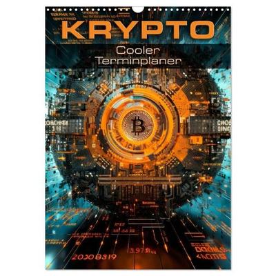 KRYPTO Cooler Terminplaner (Wandkalender 2027 DIN A3 hoch), CALVENDO Monatskalender