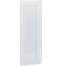 Hager FZ011NM Tür, univers, links, Media, geschlitzt, RAL 9010, für Schrank IP3X, 800x800mm