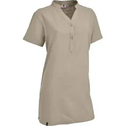 MAUL Damen Kleid Lignano - Kleid in Leinenoptik, Größe 38 in Grau Grau