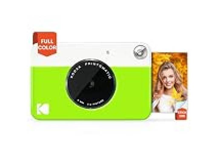 KODAK Printomatic Appareil photo numérique à impression instantanée couleur – Photos de haute qualité sur papier autocollant Zink 2 x 3 – 5 MP, portable, cadeau créatif pour anniversaire, Noël – Vert