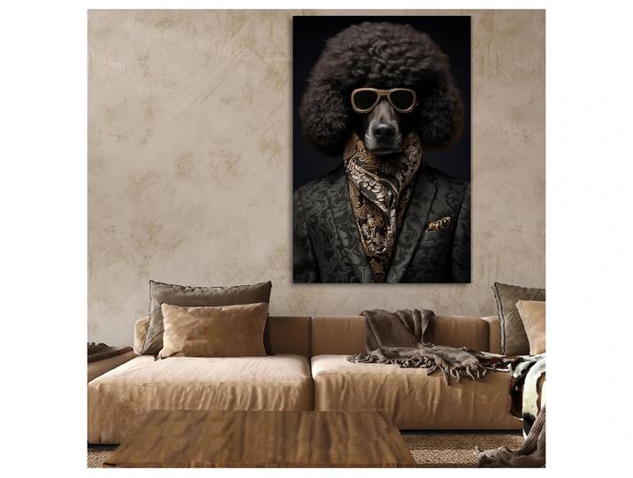 Acrylglasbild Stylish Pudel image LAND