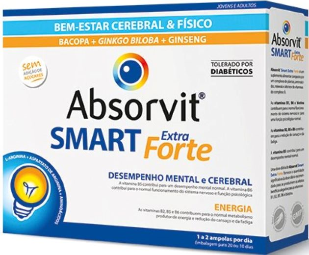 Absorvit Smart Extra Forte 20 ampolas