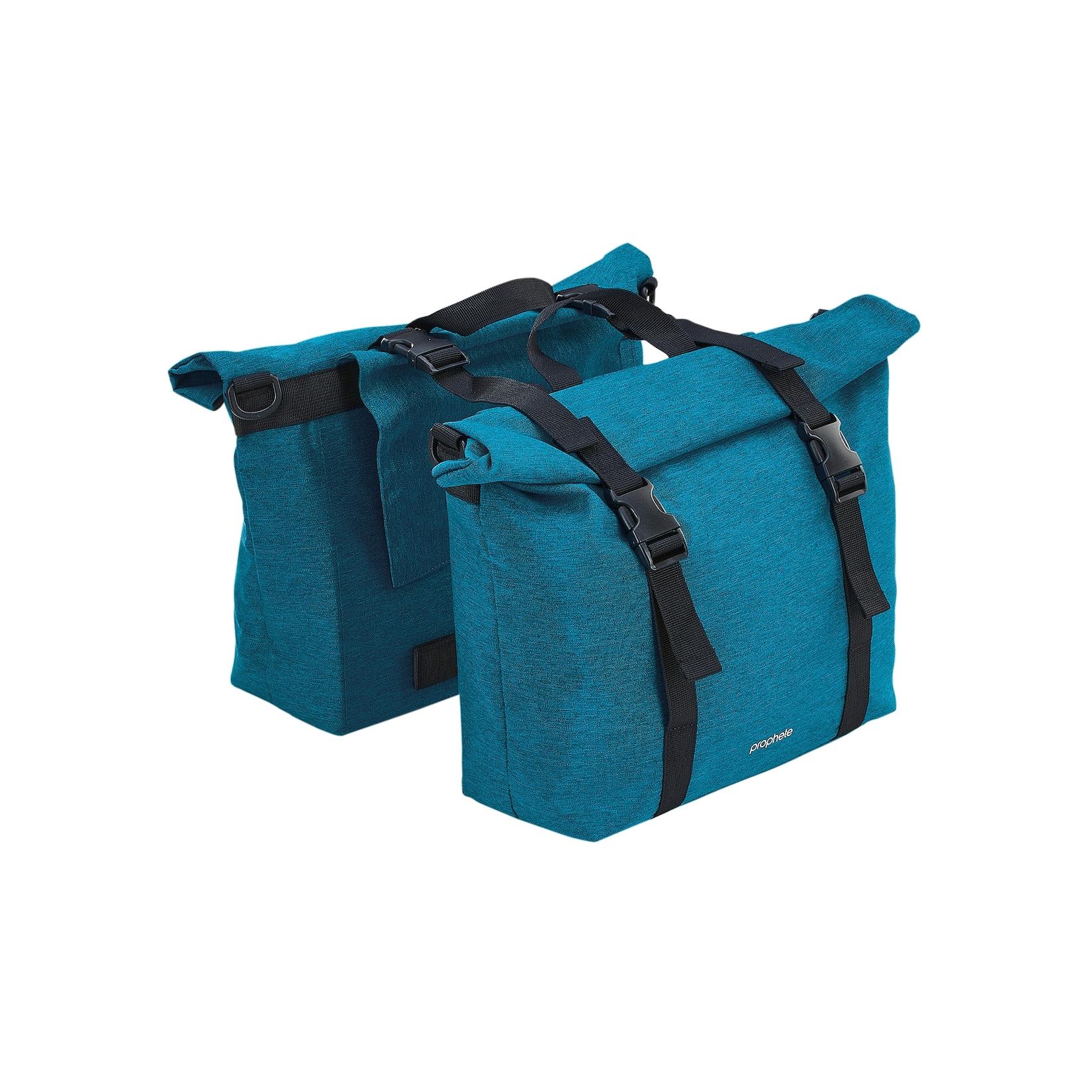 Doppel-Seitenpacktasche, Volumen 20L, wasserabweisend einzeln und als Set zu verwenden, Farbe: blau