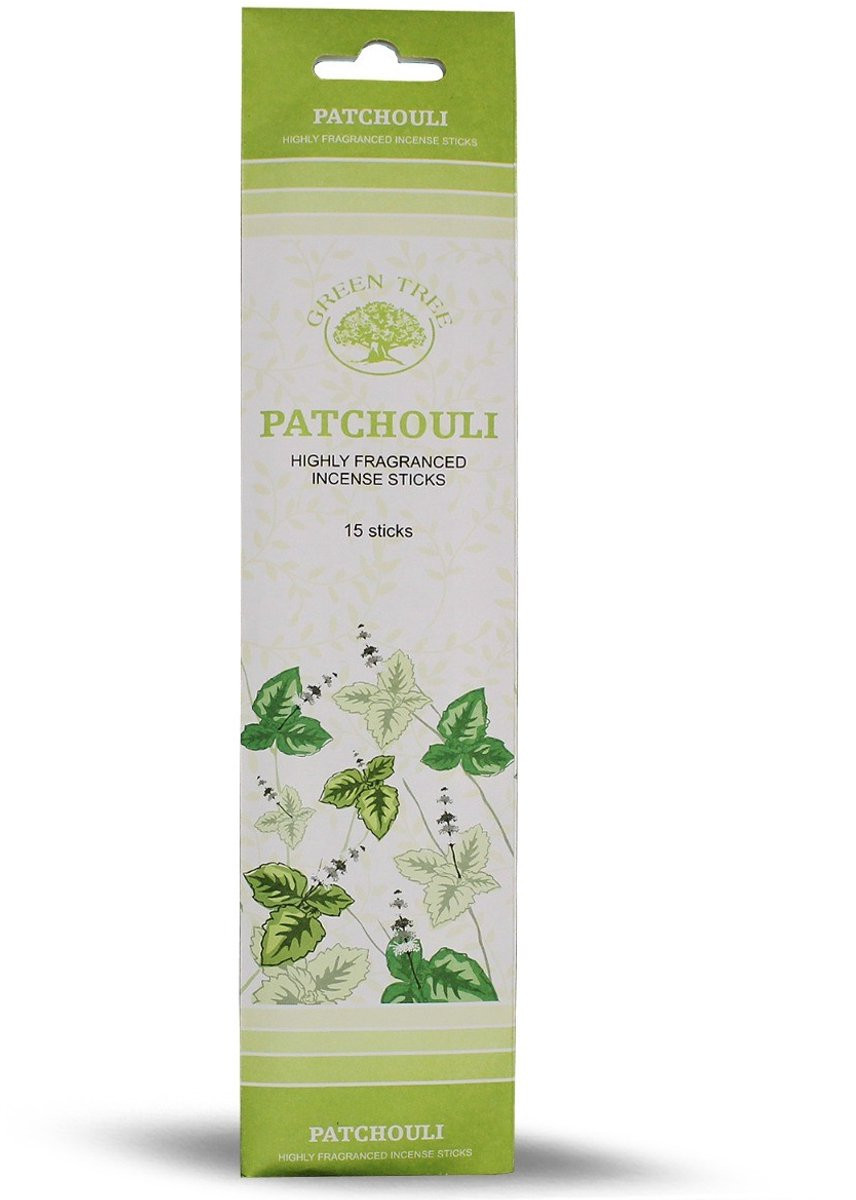 Green Tree Patchouli Wierookstokjes - 2 Pakjes