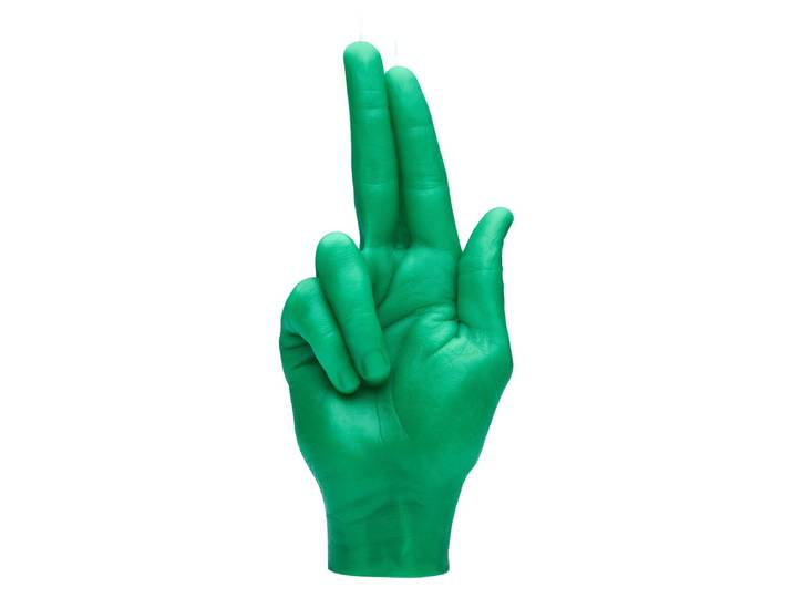 Gun fingers Grün