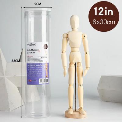 Uplift Treasures Wooden Drawing Mannequin Movable Artist Figure Model 12in