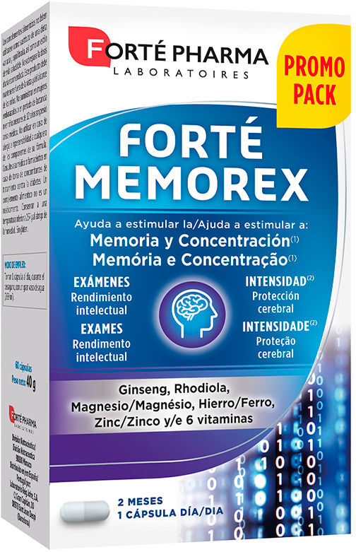 Forté Pharma Forté Memorex multivitaminas + eleuterococcus 56 comprimidos