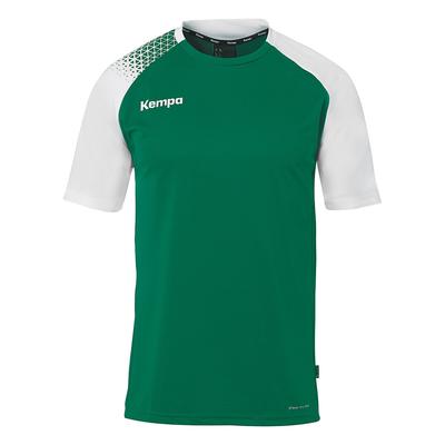 T-Shirt KEMPA "Shirt Ambition 28", Herren, Gr. L, grün (lagune, weiß), Obermaterial: 100% Polyester Pol. recyc.., Shirts T-Shirt