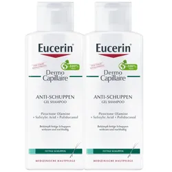 EUCERIN DermoCapillaire Anti-Schuppen Gel Sha.DP 2X250 ml