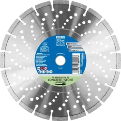 PFERD TOOLS Diamant-Trennscheibe DS SG für schnelles Trennen von Stein und Beton - 68000046