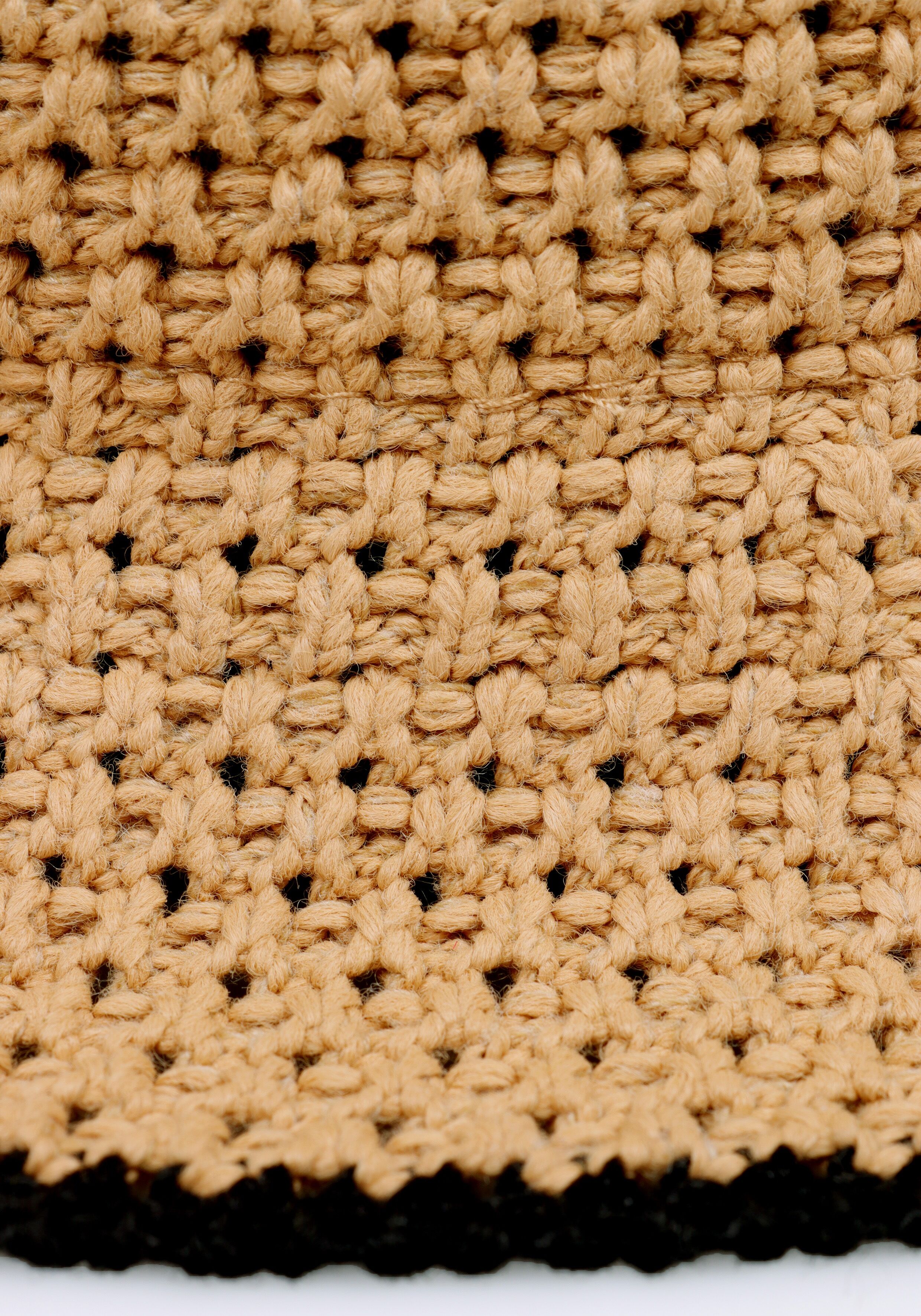 Strohhut CAPELLI NEW YORK, Damen, beige (natural combo), Obermaterial: 100% Polyester, Hüte Strohhut natural combo Einheitsgröße