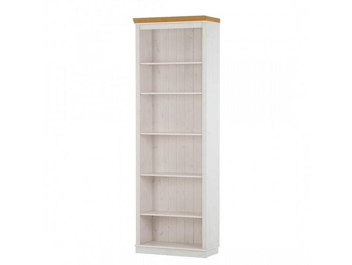 Livetastic Regal Lillehammer, Kieferfarben, Honig, Holz, Kiefer, massiv, 5 Fächer, 74x223x37 cm, Holzmöbel, Holzregale, Bücherregale Holz