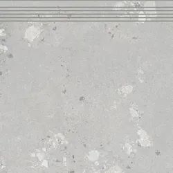 Rako Castone Treppenfliese Zement 60x60 cm matt DCP62856.1