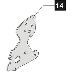 14. Sommer Trägerplatte Motor, gator 400, SG 1