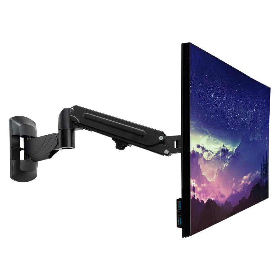 Lindy Display Wall Mount W/ Gas Strut (Wand, 32", 9 kg) (40712)