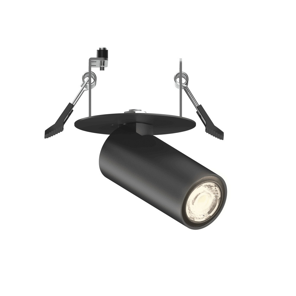 Lyora Inbouw spot Tevo Mini zwart aluminium
