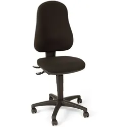 TopStar Drehstuhl Point 60 Stoff Schwarz