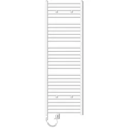 LuxeBath ECD Germany Badheizkörper Elektrisch 600x1800 mm Weiß, gerade, 1200W, Heizkörper Handtuchwärmer Handtuchtrockner