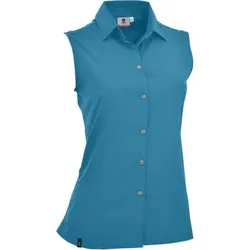 MAUL Damen Bluse Biggesee, Größe 46 in Blau Blau
