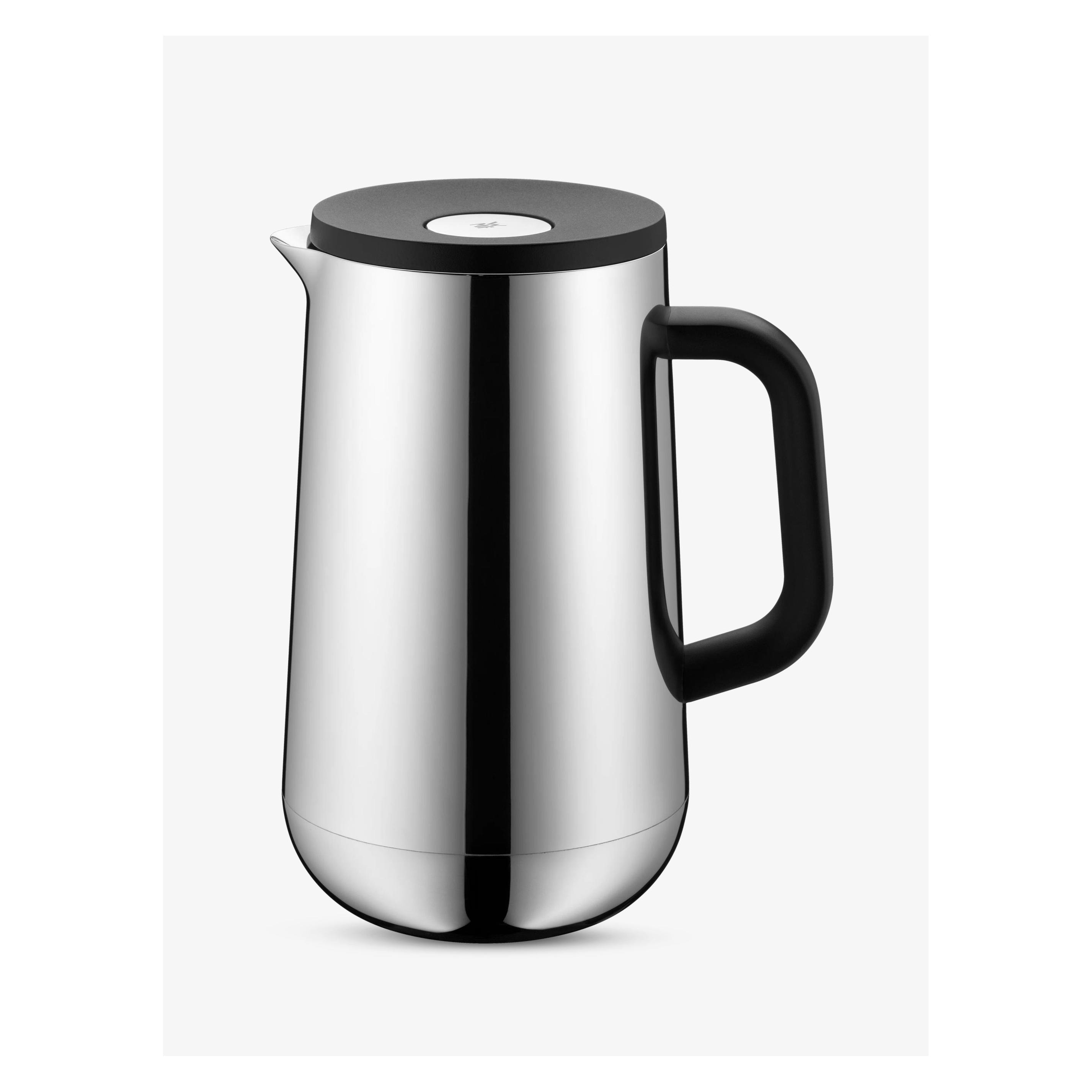 WMF Thermoskanne Isolierkanne 1,0l Impulse Tee Kaffee Trinkflasche Edelstahl (1 l) (06.9066.6040)