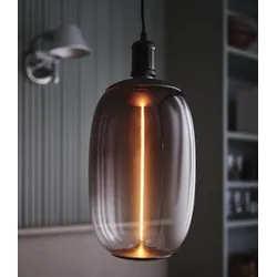 Osram E27 Vintage Lampe 1906 Big Elipse Oval Magnetic Smoke 4W wie 12W extra warmweißes Licht
