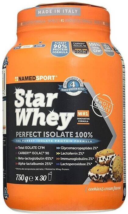 Named Sport Star Whey Isolate Cookies Cream 750 gr