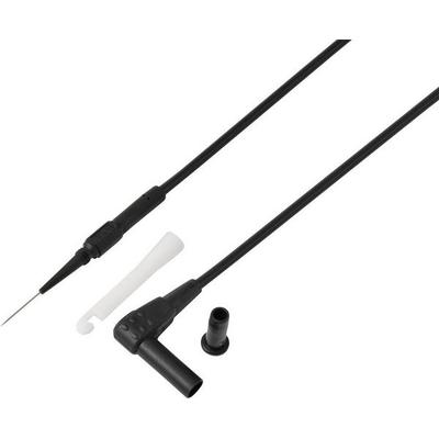 VOLTCRAFT MSL-520sw Messleitung 4 mm-Stecker Messnadel 0.7mm 1.5m Schwarz 1St.