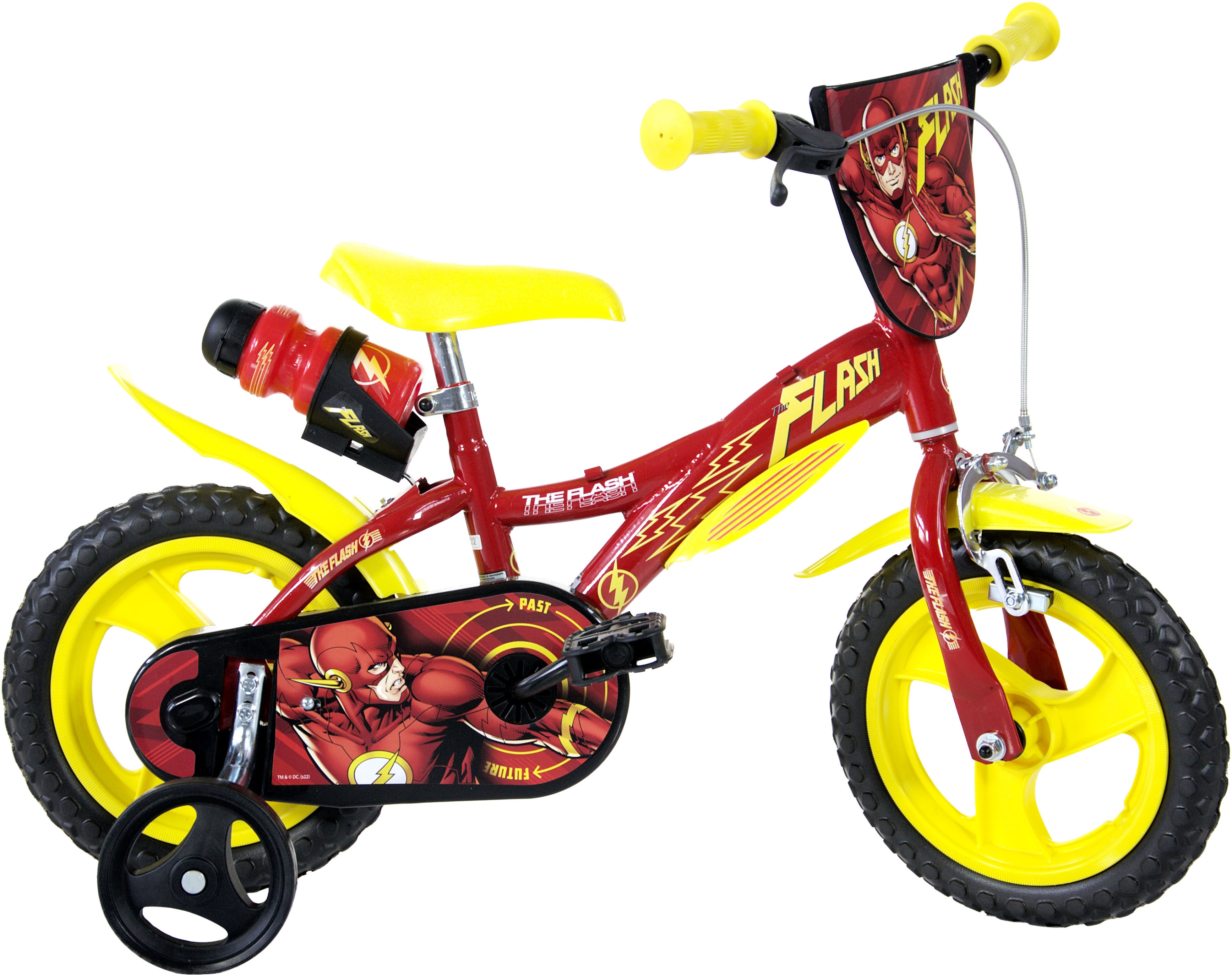 Kinderfahrrad DINO BIKES "Flash 12" Kinderfahrrad 2-4 Jahre" Gr. 21, rot, Fahrräder, Kinder, 12 Zoll (30,48cm) hinten: 12 Zoll (30,48cm), Kinderfahrrad rot 12 Zoll (30,48cm) hinten: 12 Zoll (30,48cm)