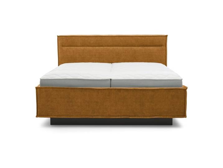 Musterring JustB! Polsterbett inkl. Lattenroste, Classic TT Matratzen und Bettkasten - Flair 10040 senf - Medium Soft manuelle Fußteilverstellung, manuelle Kopfteilverstellung Modern, Zeitlos