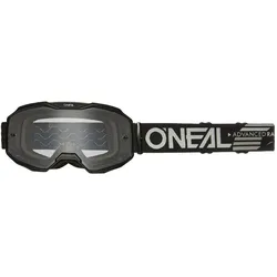 O Neal, Unisex, Sportbrille, MTB B-10 (Black, Glas Klar), Schwarz