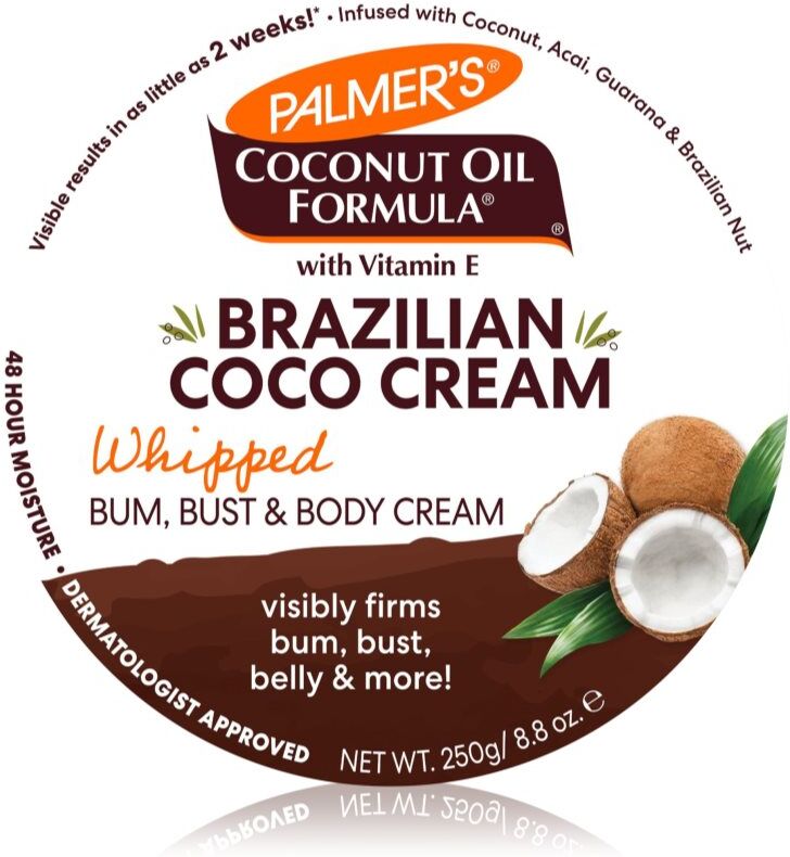 Palmer’s Coconut Oil Formula Brazilian Coco crème raffermissante zones à problèmes 250 g