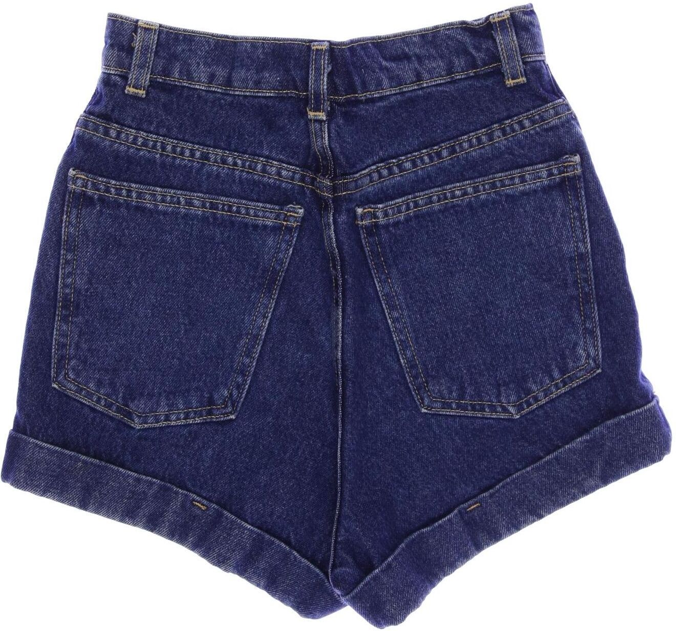 American Apparel Damen Shorts, Marineblau, Gr. W24, Baumwolle - Second Hand