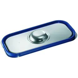 B.PRO Gastronorm Dichtungsdeckel für GN mit Bügelgriff Edelstahl-GN 1/4 (265 x 162 mm)