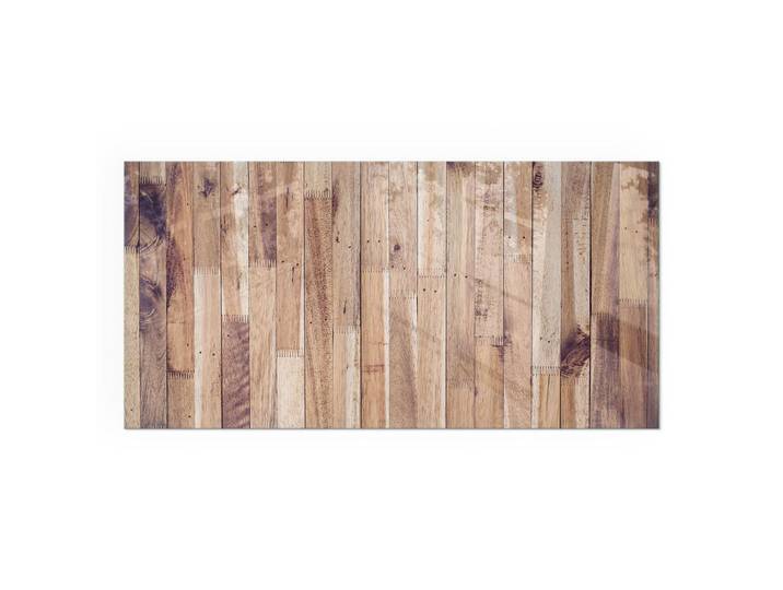 Tulup Kaminbodenplatte 140x70 cm - Holzbrett in Anordnung, Braun, Glas, Rechteckig, 140x70x0.4 cm, Elektrogeräte, Heizgeräte, Elektrokamine