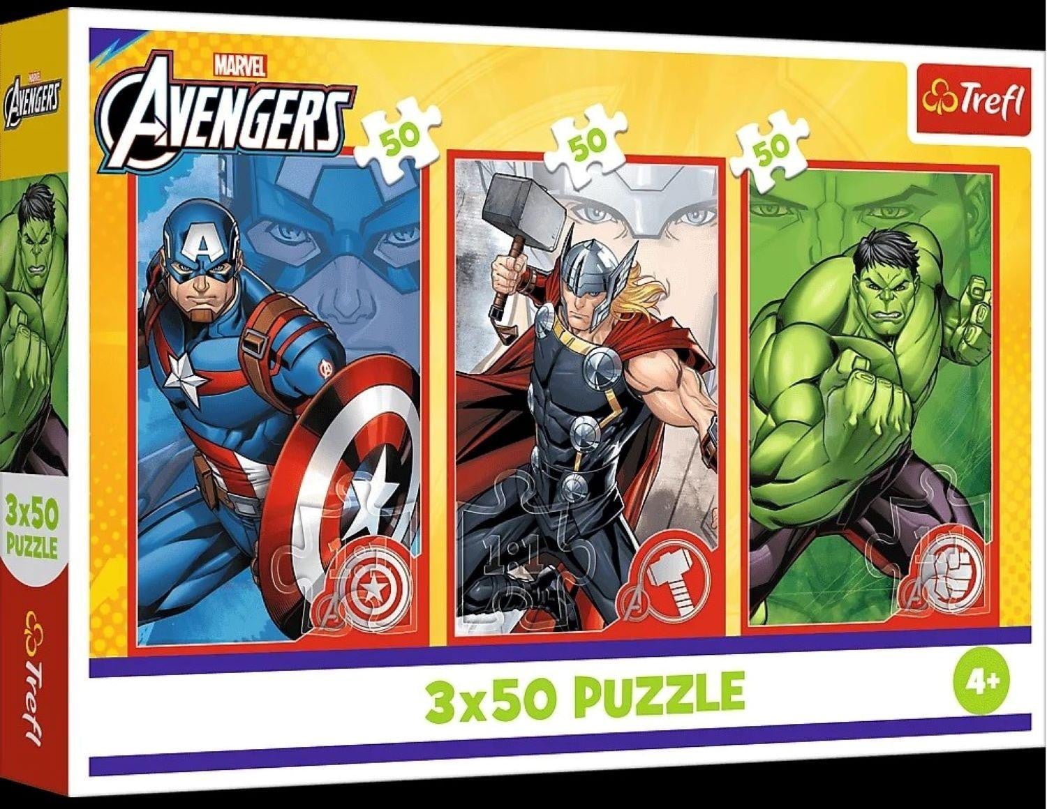 Trefl Disney Marvel The Avengers Jouw Held Puzzel - 3 x 50 stukken