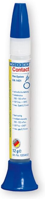 WEICON VA 1401 Cyanacrylat-Klebstoff, Sekundenkleber für Gewebe, Schaumgummi und großporige Elastomere, 12 g (12054012)
