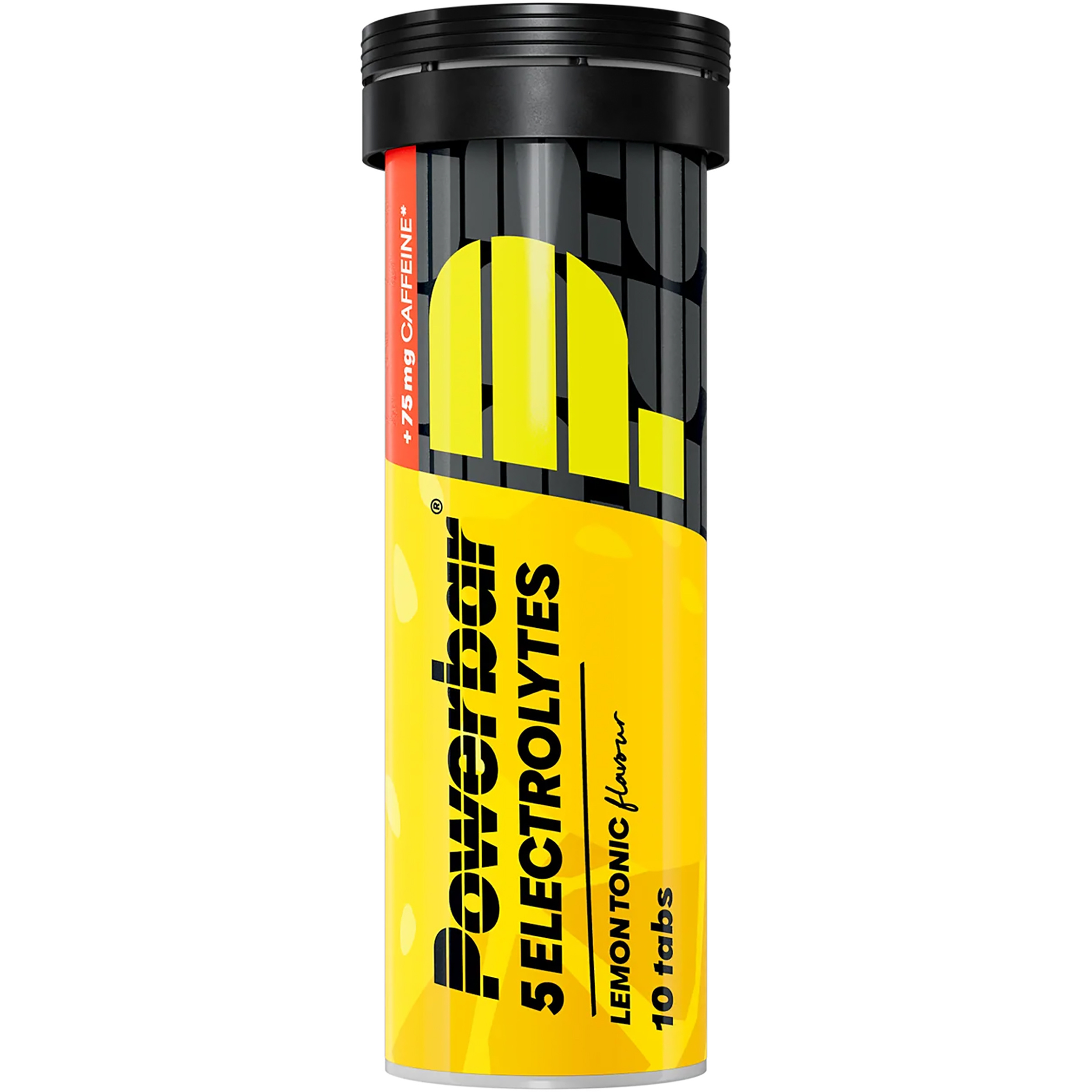 PowerBar 5 Electrolytes Tab - Zero Calorie Sports Drink Getränkepulver Lemon-Tonic Boost mit Koffein Größe 40g
