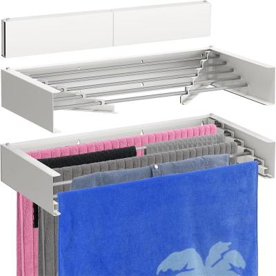 No "Wall Mounted Clothes Drying Rack - 13.8""D x 27.5""W x 3.9""H"
