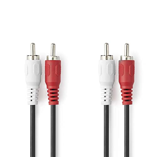 Nedis Stereo Audiokabel 2x RCA mannelijk naar 2x RCA mannelijk