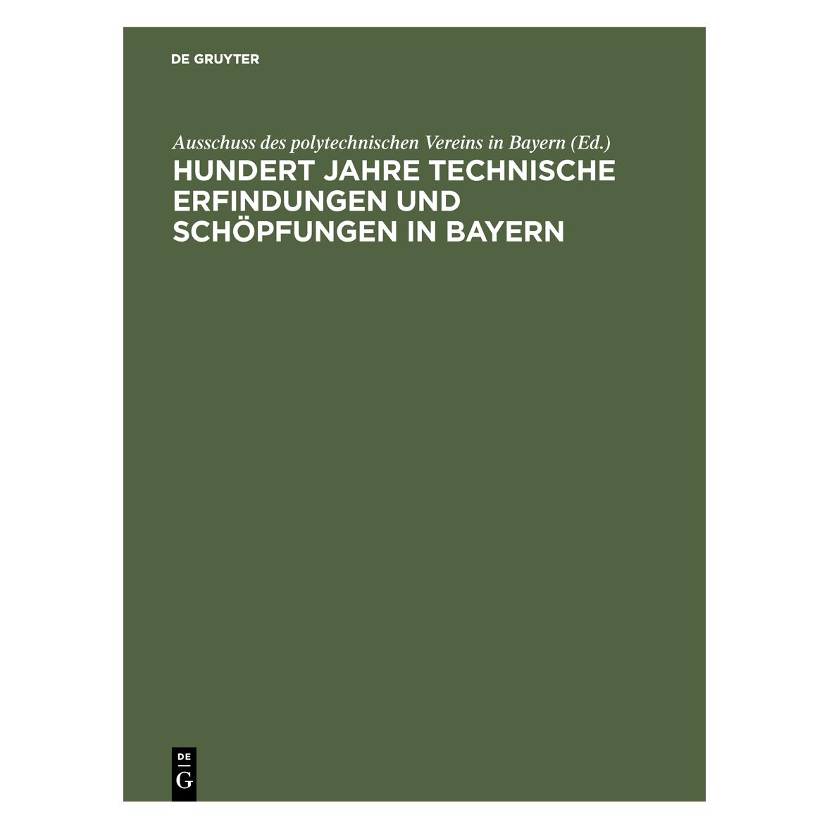 De Gruyter Hundert Jahre technische Erfindungen un (Deutsch, Hardcover) (67828474)