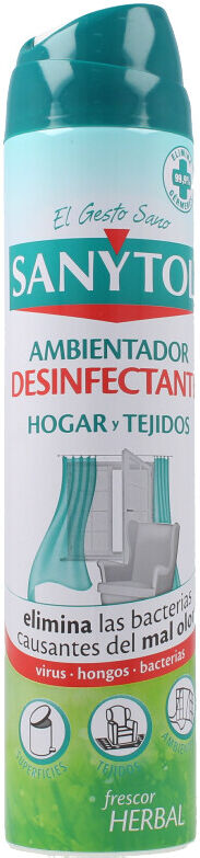 Sanytol ambientador desinfectante hogar & tejidos 300 ml