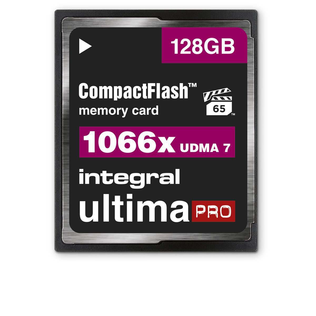 Integral INCF128G1066X CFast kaart, 128 GB, zwart