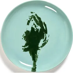 Feast Artichoke Frühstücksteller 22,5 cm, blau-grün, 2 St.
