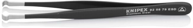 Brucelles de précision ESD Knipex (92 08 79 ESD)